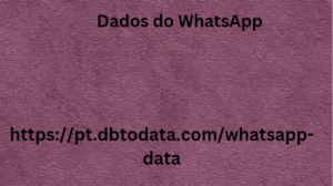 Dados do WhatsApp