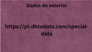 Dados do exterior