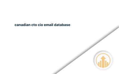 canadian cto cio email database