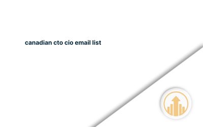 canadian cto cio email list