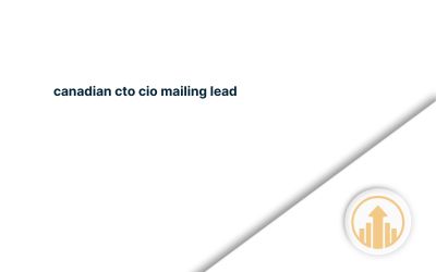 canadian cto cio mailing lead